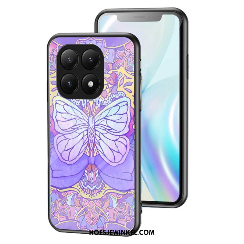 Hoesje Xiaomi 15t Pro Vlinders Van Gehard Glas