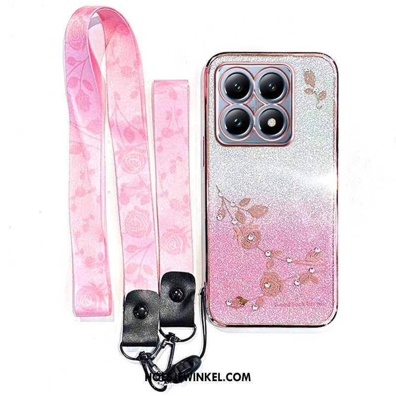 Hoesje Xiaomi 15t Strass Bandje Kadem Bescherming Hoesje