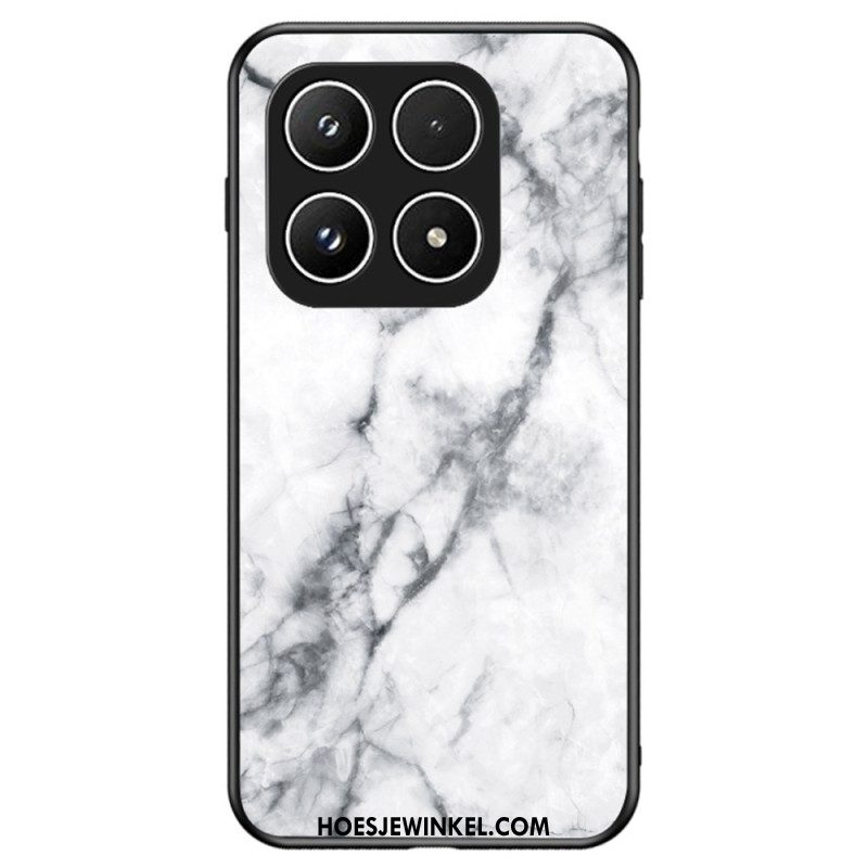 Hoesje Xiaomi 17 Gehard Glas Met Marmerpatroon