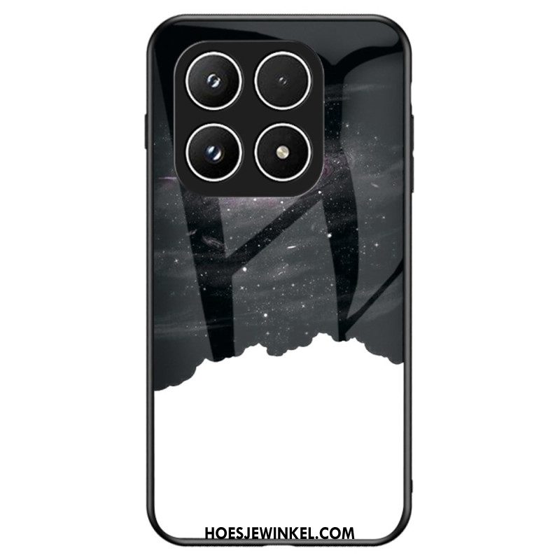 Hoesje Xiaomi 17 Gehard Glas Met Sterrenhemelmotief