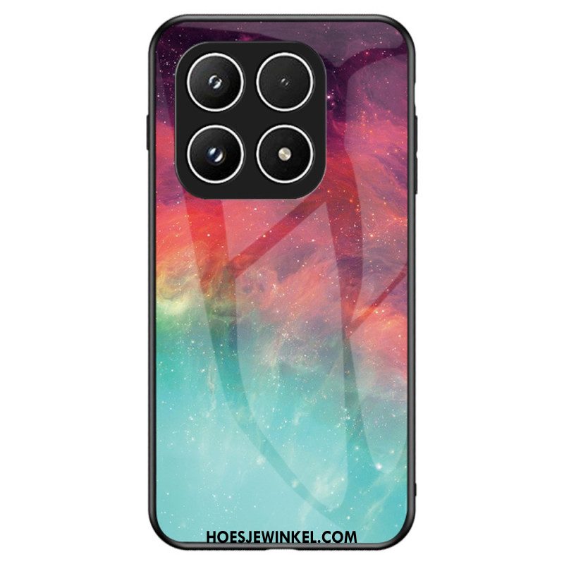 Hoesje Xiaomi 17 Gehard Glas Met Sterrenhemelmotief