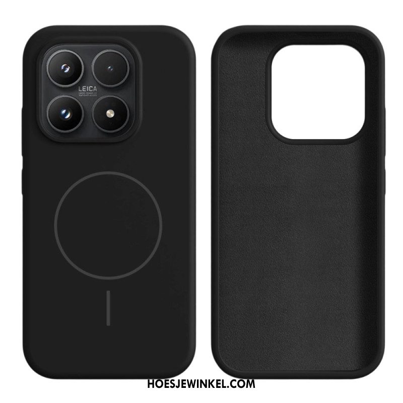 Hoesje Xiaomi 17 Magnetische Vloeibare Siliconen Bescherming Hoesje