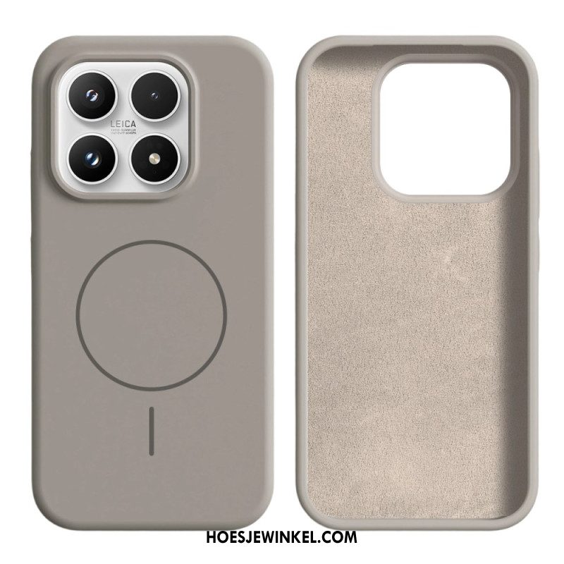 Hoesje Xiaomi 17 Magnetische Vloeibare Siliconen Bescherming Hoesje