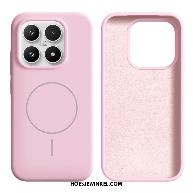 Hoesje Xiaomi 17 Magnetische Vloeibare Siliconen Bescherming Hoesje