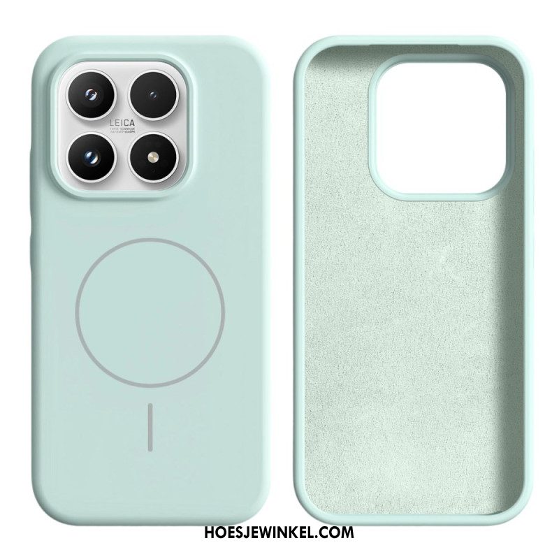 Hoesje Xiaomi 17 Magnetische Vloeibare Siliconen Bescherming Hoesje