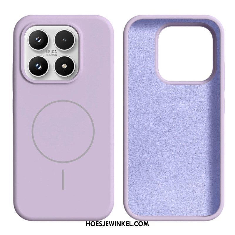 Hoesje Xiaomi 17 Magnetische Vloeibare Siliconen Bescherming Hoesje