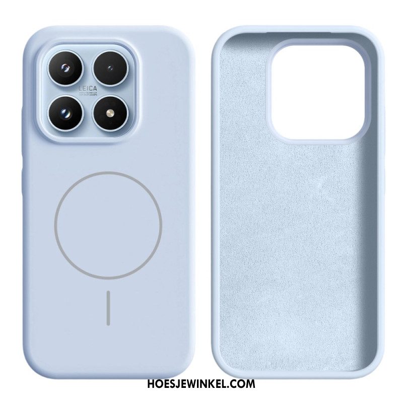 Hoesje Xiaomi 17 Magnetische Vloeibare Siliconen Bescherming Hoesje