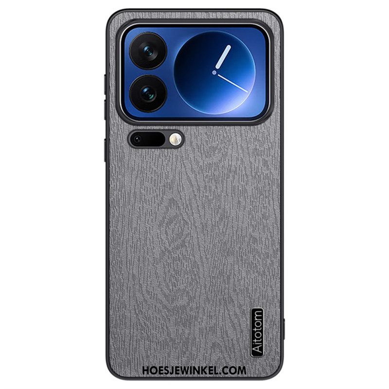Hoesje Xiaomi 17 Pro Azns Houtnerf Bescherming Hoesje