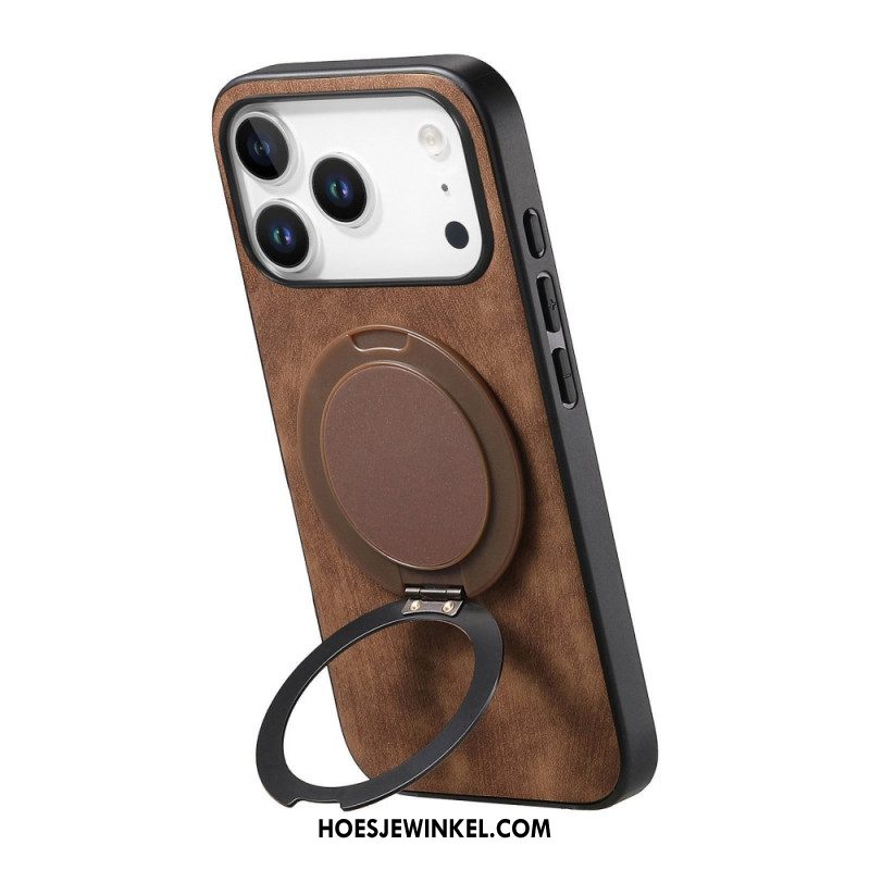 Hoesje Xiaomi 17 Pro Draaibare Standaard In Retro Design Bescherming Hoesje