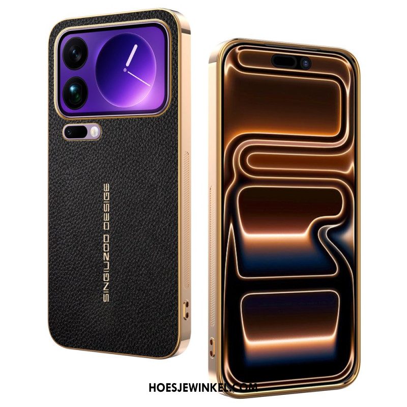 Hoesje Xiaomi 17 Pro Krasbestendige Lychee-textuur