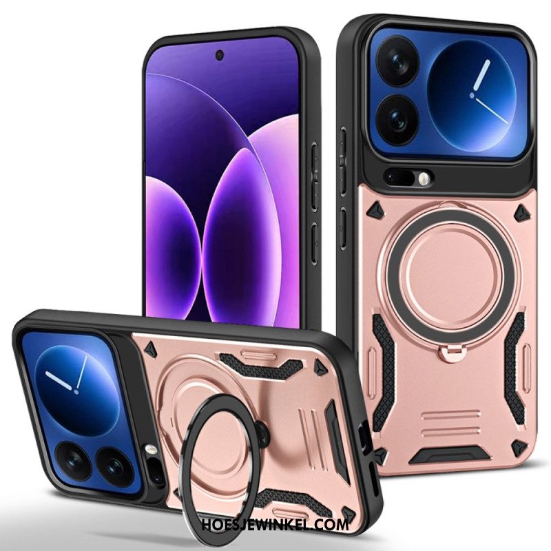 Hoesje Xiaomi 17 Pro Magnetische Sluiting Met Draaibare Standaard