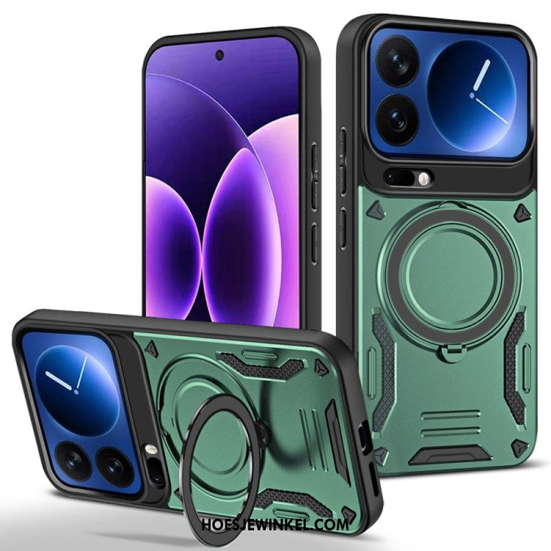 Hoesje Xiaomi 17 Pro Magnetische Sluiting Met Draaibare Standaard