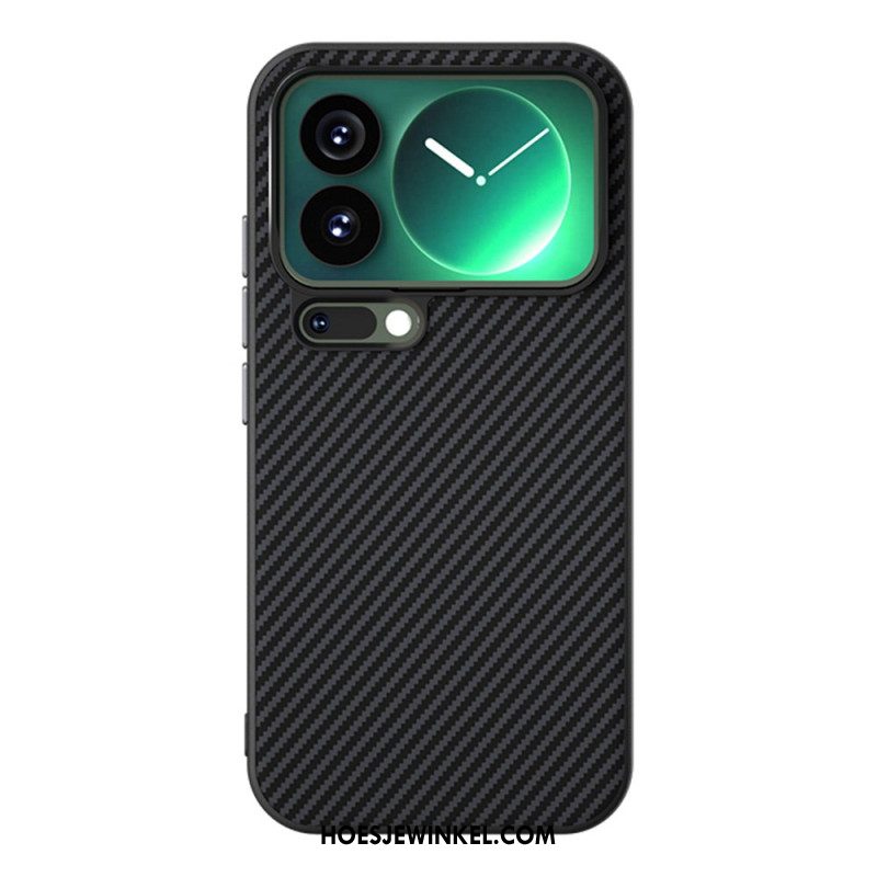 Hoesje Xiaomi 17 Pro Magnetische Sluiting Van Abeel Koolstofvezel
