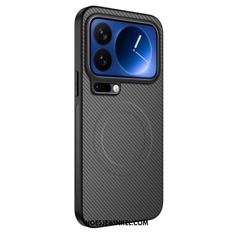 Hoesje Xiaomi 17 Pro Magsafe Carbon Fiber Bescherming Hoesje