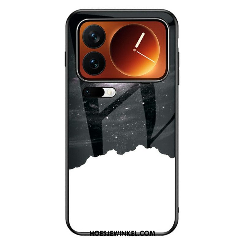 Hoesje Xiaomi 17 Pro Max Gehard Glas In Hemelsblauw