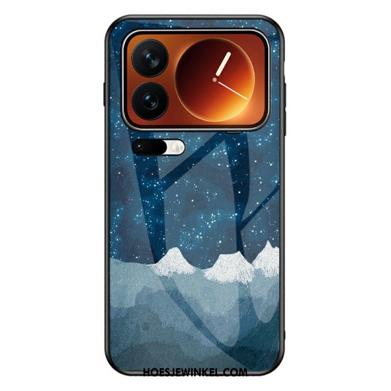 Hoesje Xiaomi 17 Pro Max Gehard Glas In Hemelsblauw