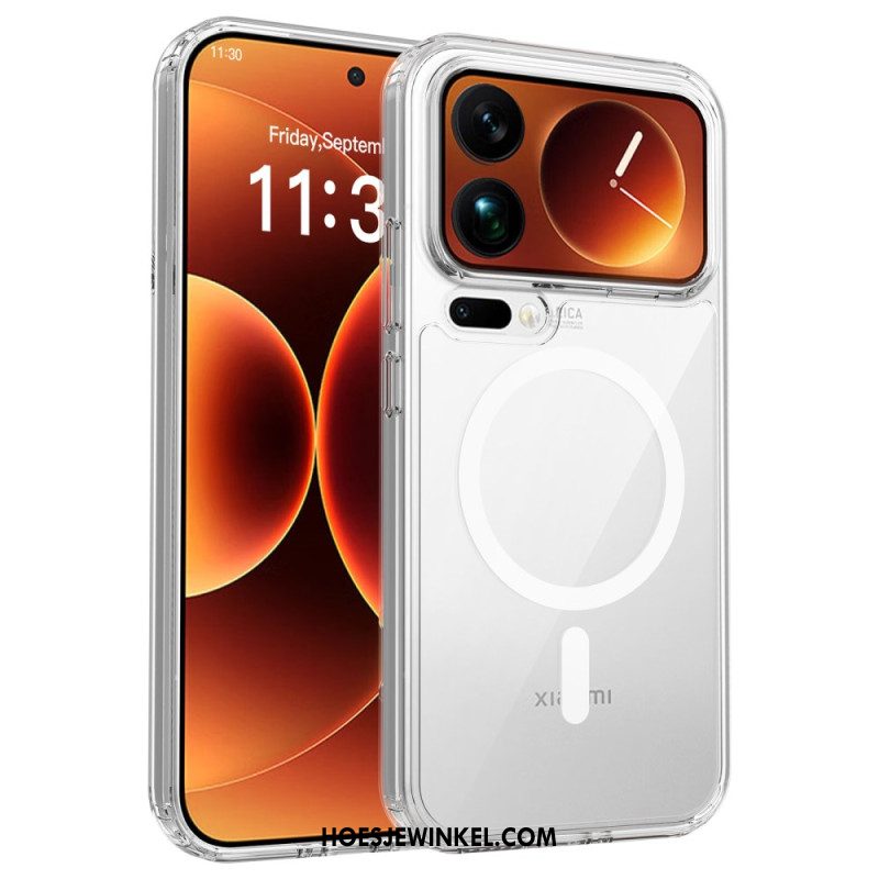 Hoesje Xiaomi 17 Pro Max Hybride Transparant En Magnetisch
