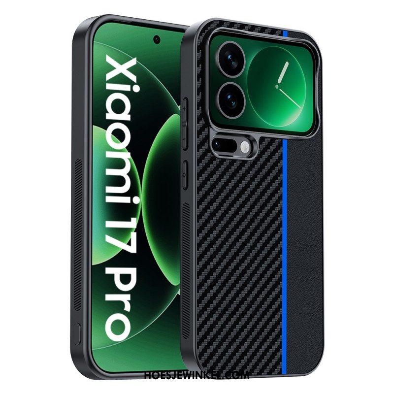 Hoesje Xiaomi 17 Pro Max Koolstofvezel Bescherming Hoesje