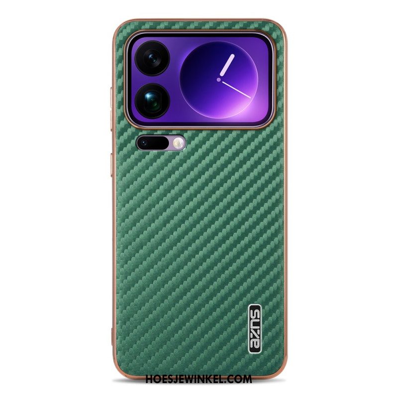 Hoesje Xiaomi 17 Pro Max Koolstofvezeltextuur