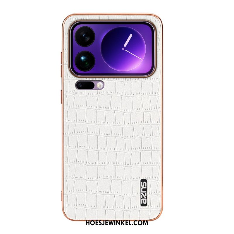 Hoesje Xiaomi 17 Pro Max Krokodil Textuur Azns