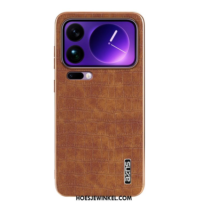 Hoesje Xiaomi 17 Pro Max Krokodil Textuur Azns