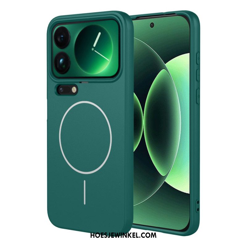 Hoesje Xiaomi 17 Pro Max Magnetische Flexibele Siliconen Bescherming Hoesje