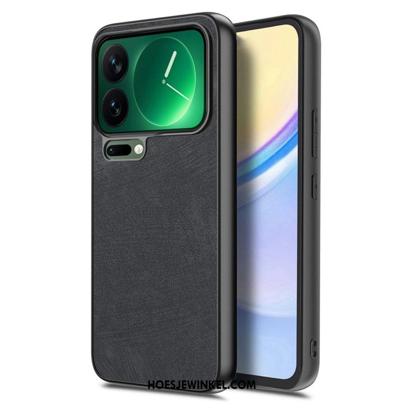 Hoesje Xiaomi 17 Pro Max Schokbestendig Slank Model Met Lederlook