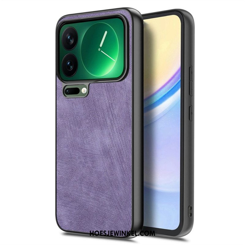 Hoesje Xiaomi 17 Pro Max Schokbestendig Slank Model Met Lederlook