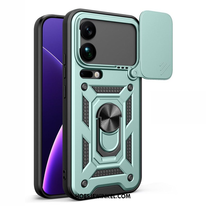 Hoesje Xiaomi 17 Pro Max Schuifbare Cameracover Standaard