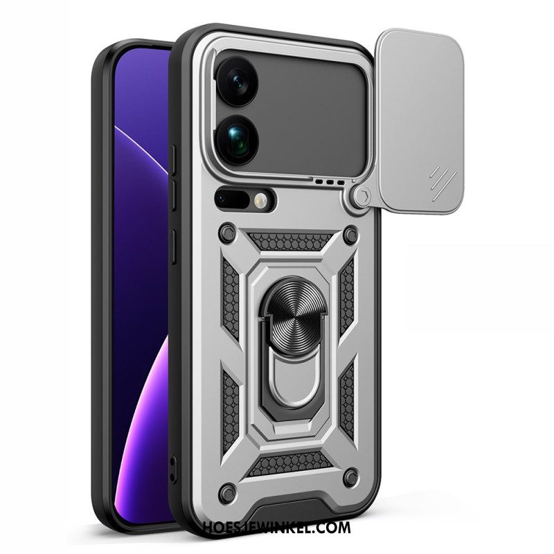 Hoesje Xiaomi 17 Pro Max Schuifbare Cameracover Standaard