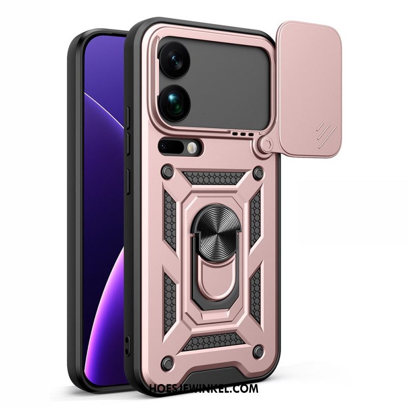 Hoesje Xiaomi 17 Pro Max Schuifbare Cameracover Standaard