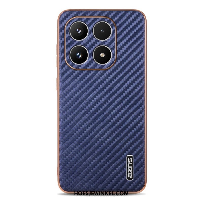 Hoesje Xiaomi 17 Textuur Azns Koolstofvezel Bescherming Hoesje