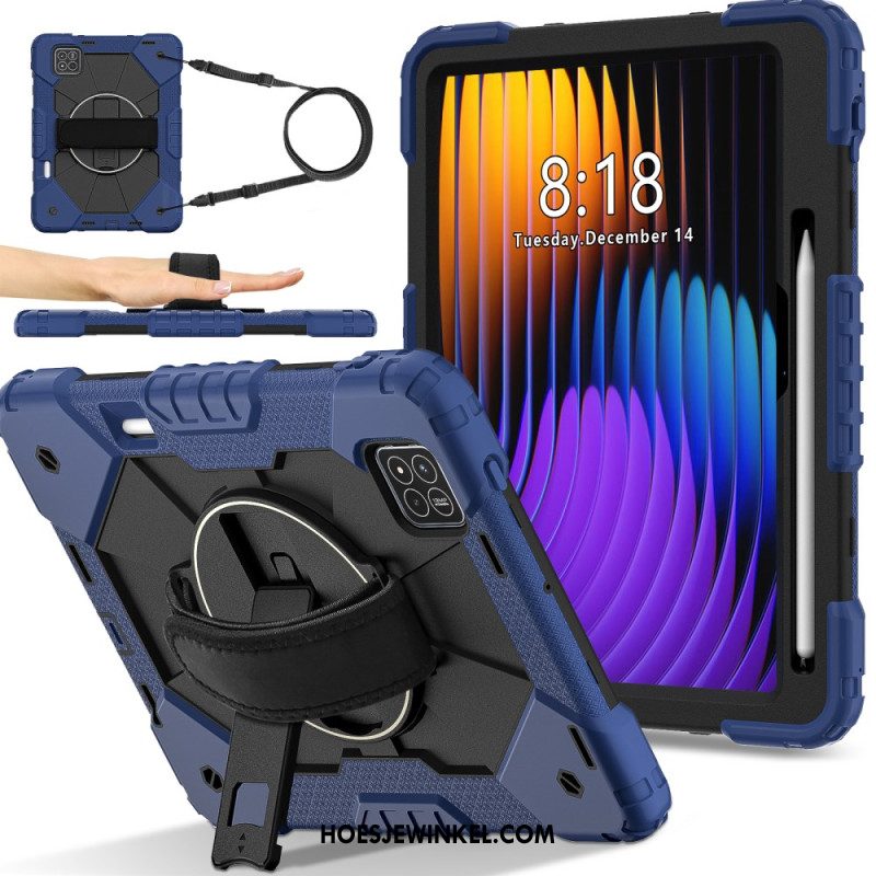 Hoesje Xiaomi Pad 7 / 7 Pro Volledige Bescherming Met Schouderband