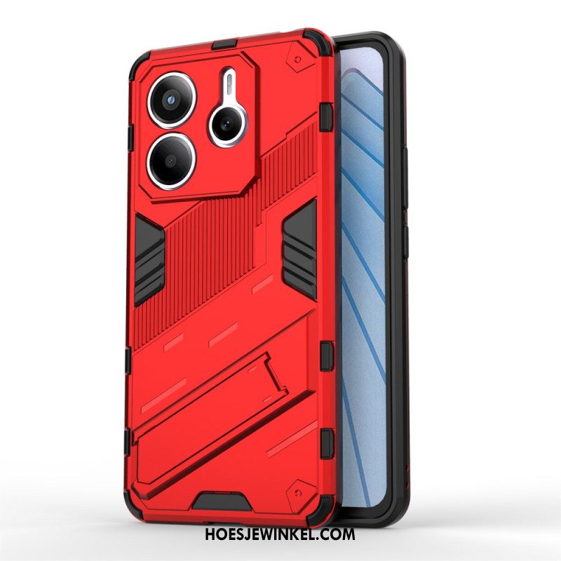 Hoesje Xiaomi Redmi Note 14 5g Afneembare Handsfree Standaard Met Twee Standen Bescherming Hoesje