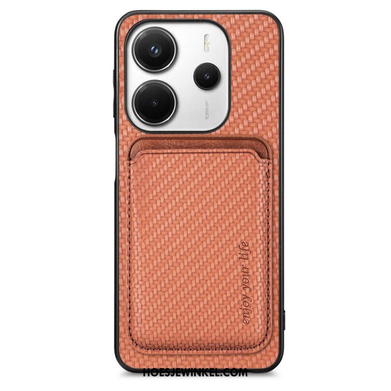 Hoesje Xiaomi Redmi Note 14 5g Afneembare Magnetische Kaarthouder