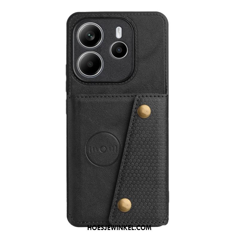 Hoesje Xiaomi Redmi Note 14 5g Kaarthouder En Standaard