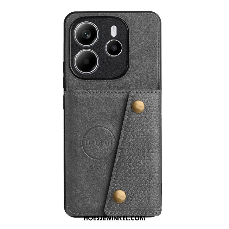 Hoesje Xiaomi Redmi Note 14 5g Kaarthouder En Standaard