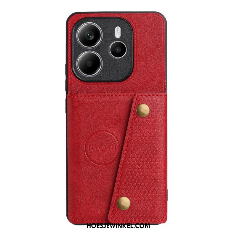 Hoesje Xiaomi Redmi Note 14 5g Kaarthouder En Standaard