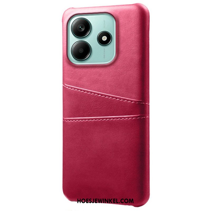 Hoesje Xiaomi Redmi Note 14 5g Kaarthouder Met Lederlook