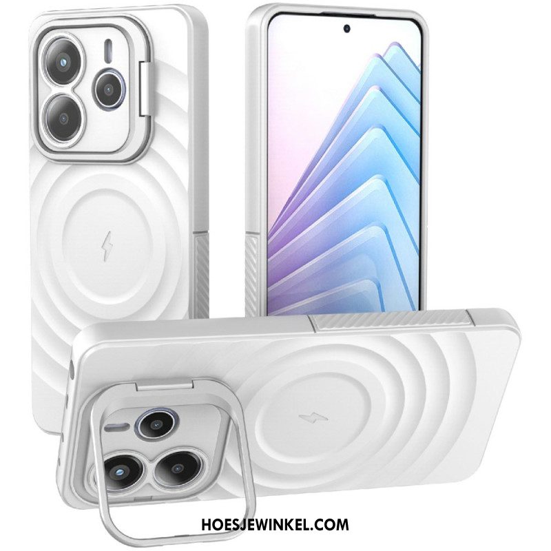 Hoesje Xiaomi Redmi Note 14 5g Magsafe-compatibel Met Golvend Ontwerp