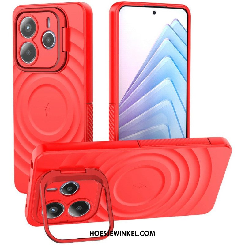 Hoesje Xiaomi Redmi Note 14 5g Magsafe-compatibel Met Golvend Ontwerp