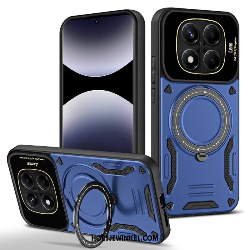 Hoesje Xiaomi Redmi Note 14 Pro 4g Magnetische Draaibare Standaard Bescherming Hoesje