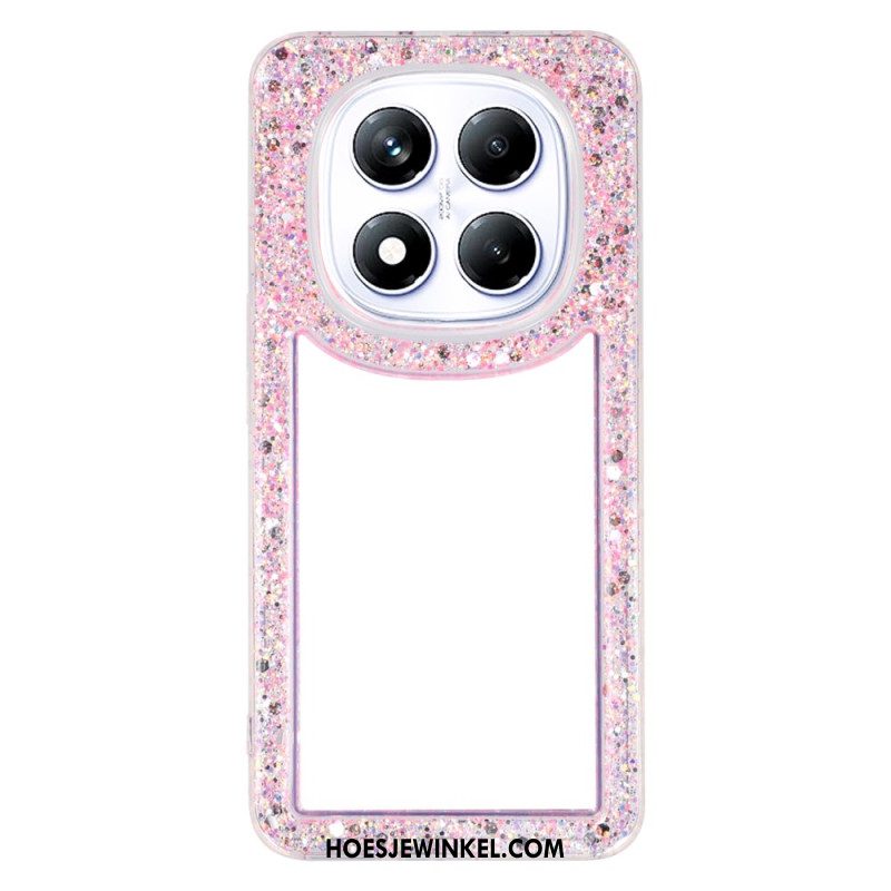 Hoesje Xiaomi Redmi Note 14 Pro 4g Transparant Met Glitterranden