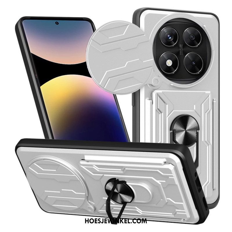 Hoesje Xiaomi Redmi Note 14 Pro 4g Ultra-resistent Met Standaard En Lensbeschermer