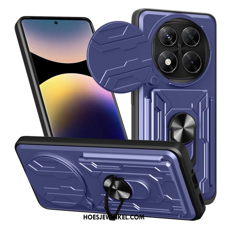 Hoesje Xiaomi Redmi Note 14 Pro 4g Ultra-resistent Met Standaard En Lensbeschermer