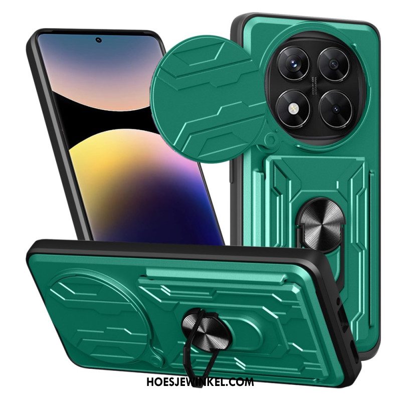 Hoesje Xiaomi Redmi Note 14 Pro 4g Ultra-resistent Met Standaard En Lensbeschermer