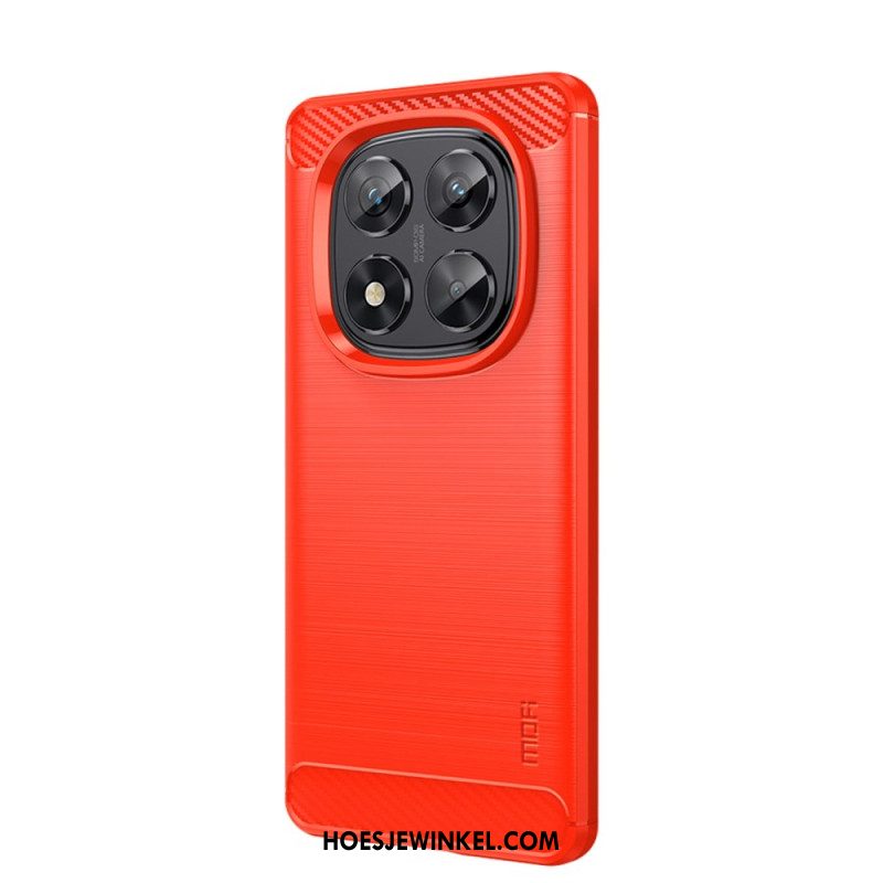 Hoesje Xiaomi Redmi Note 14 Pro 5g Geborsteld Koolstofvezel Bescherming Hoesje