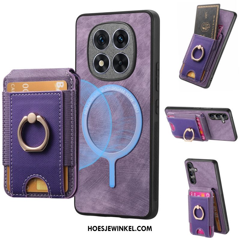 Hoesje Xiaomi Redmi Note 14 Pro 5g Magnetische Kaarthouder Met Verticale Klep