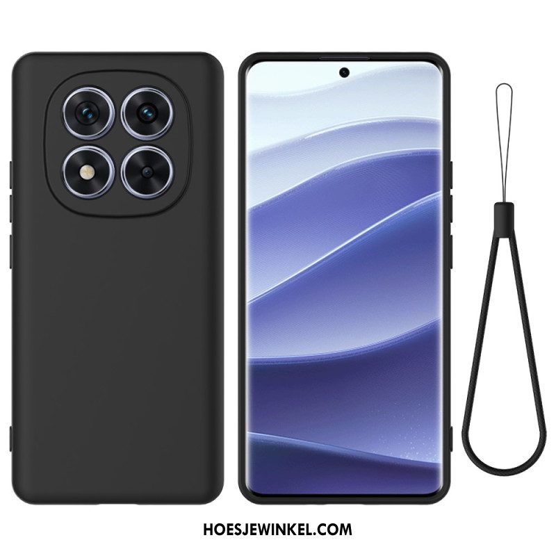 Hoesje Xiaomi Redmi Note 14 Pro 5g Vloeibare Siliconen Met Draagkoord