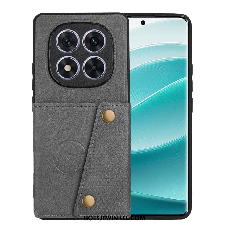 Hoesje Xiaomi Redmi Note 15 5g Kaarthouder En Geïntegreerde Standaard Bescherming Hoesje